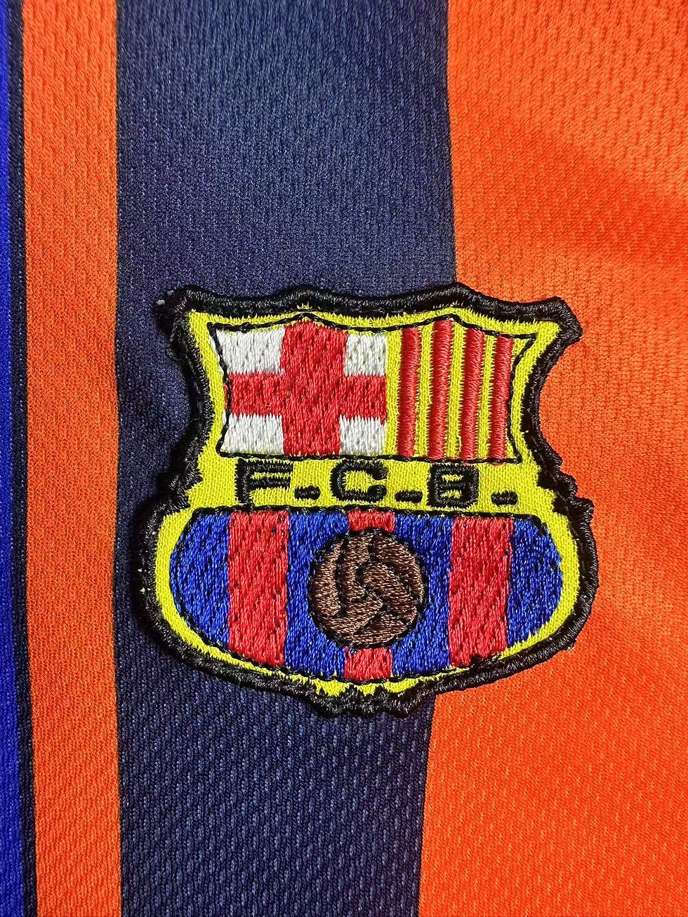 Thumbnail: FC Barcelona 97/98 away retro shirt jersey trikot camiseta maillot