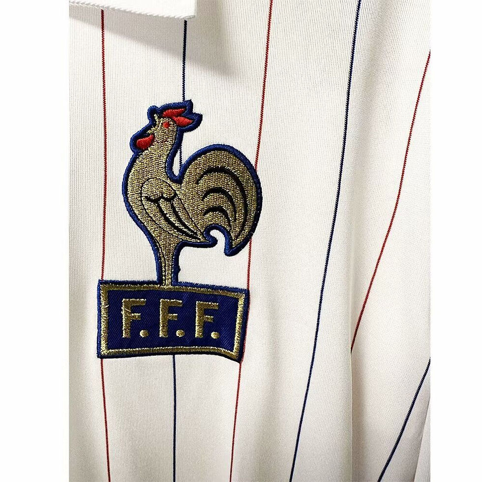 Thumbnail: France 80/81/82 long sleeves away shirt jersey trikot maillot