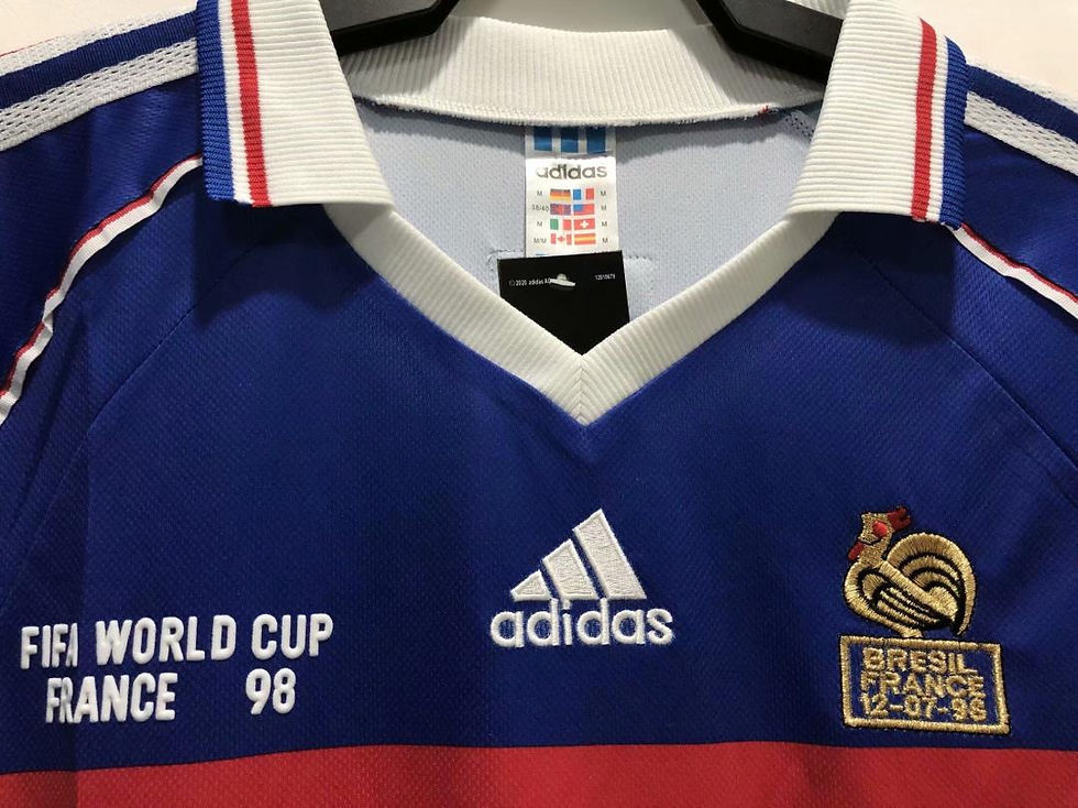 Thumbnail: France World Cup 1998 home shirt long sleeve