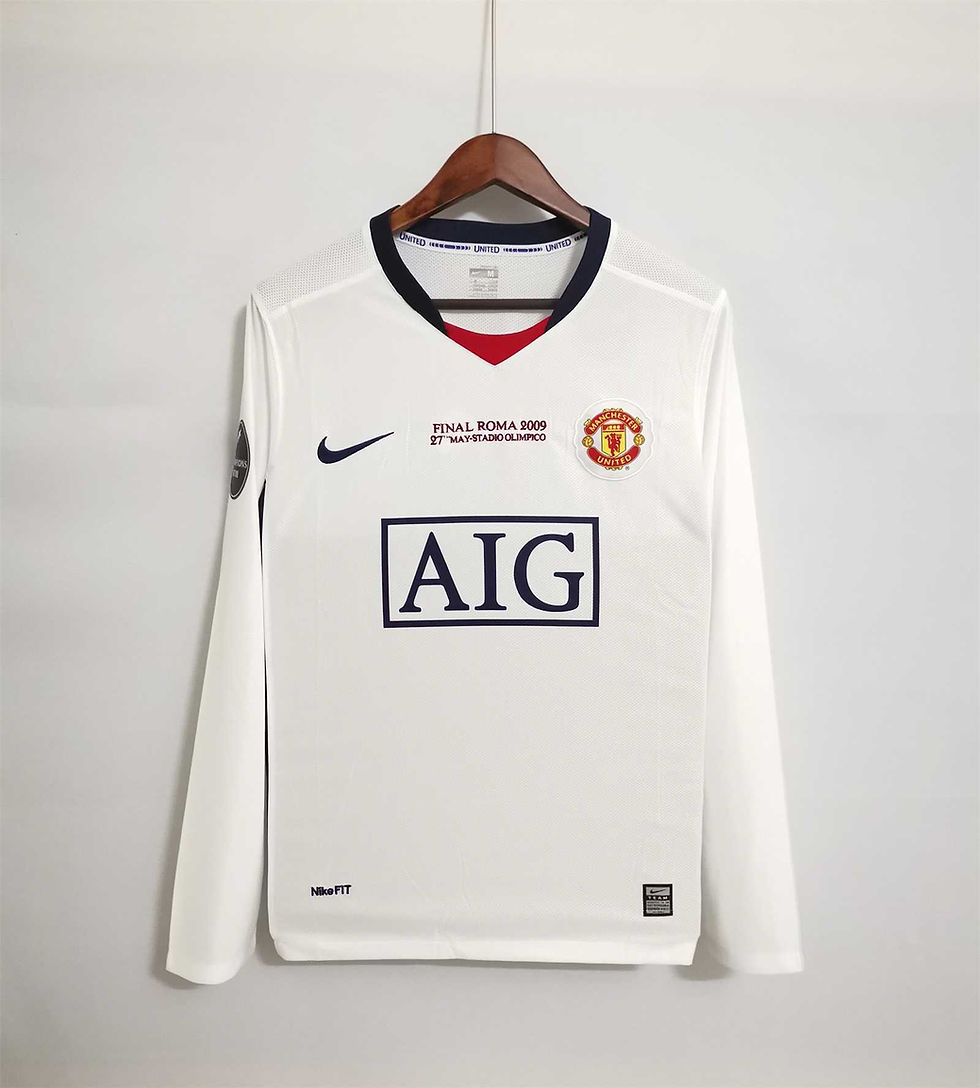 Manchester United 2009 UCL Final shirt long sleeves