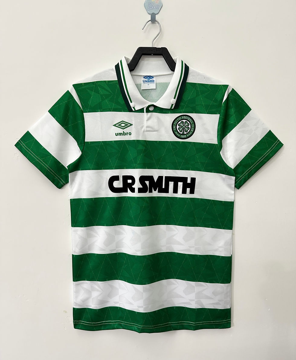 Celtic 89/90/91 home shirt jersey trikot camiseta maillot