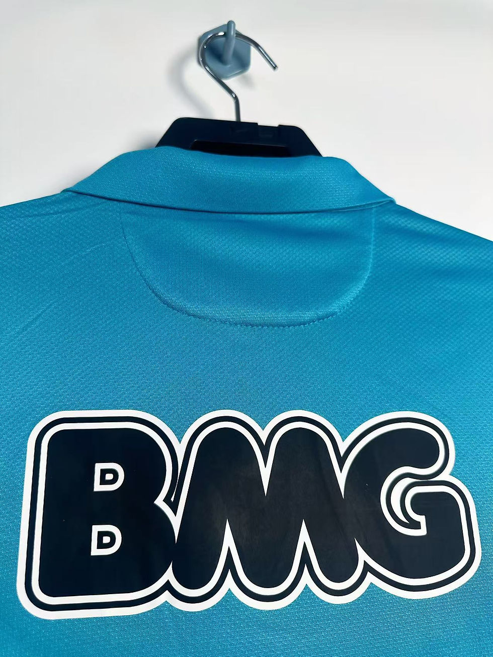 Thumbnail: Santos 12/13 third blue long sleeves retro shirt jersey trikot camiseta maillot