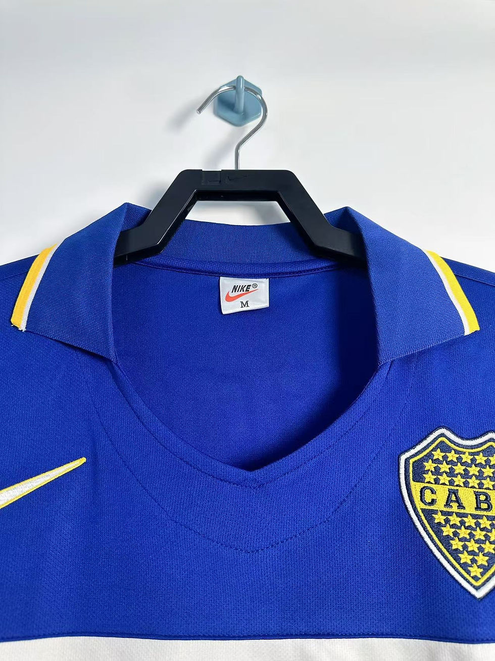 Thumbnail: Boja Juniors 96/97 Quilmes home long sleeve retro shirt jersey trikot camiseta maillot