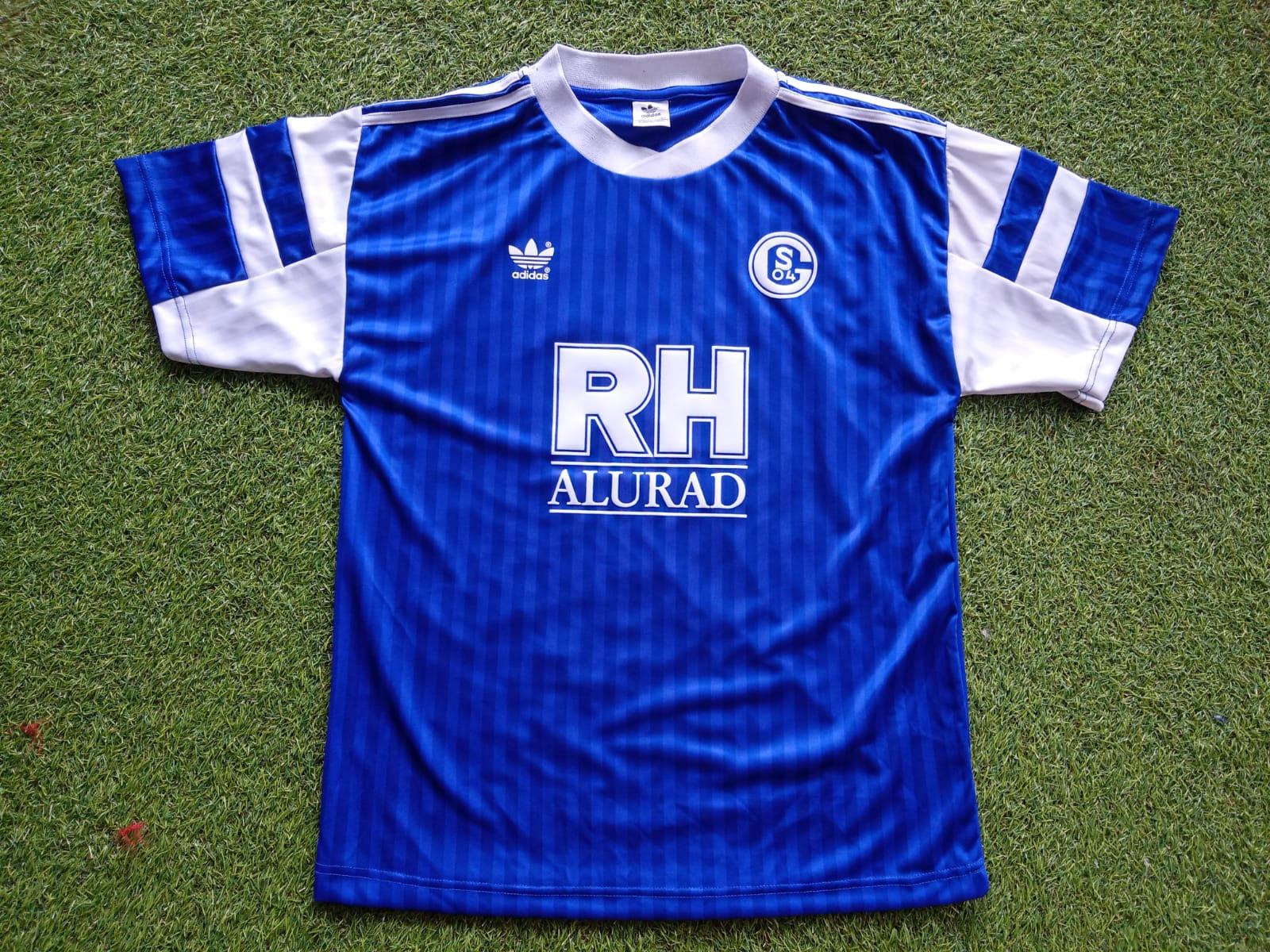 Schalke 04 1990-91 home shirt RH ALURAD