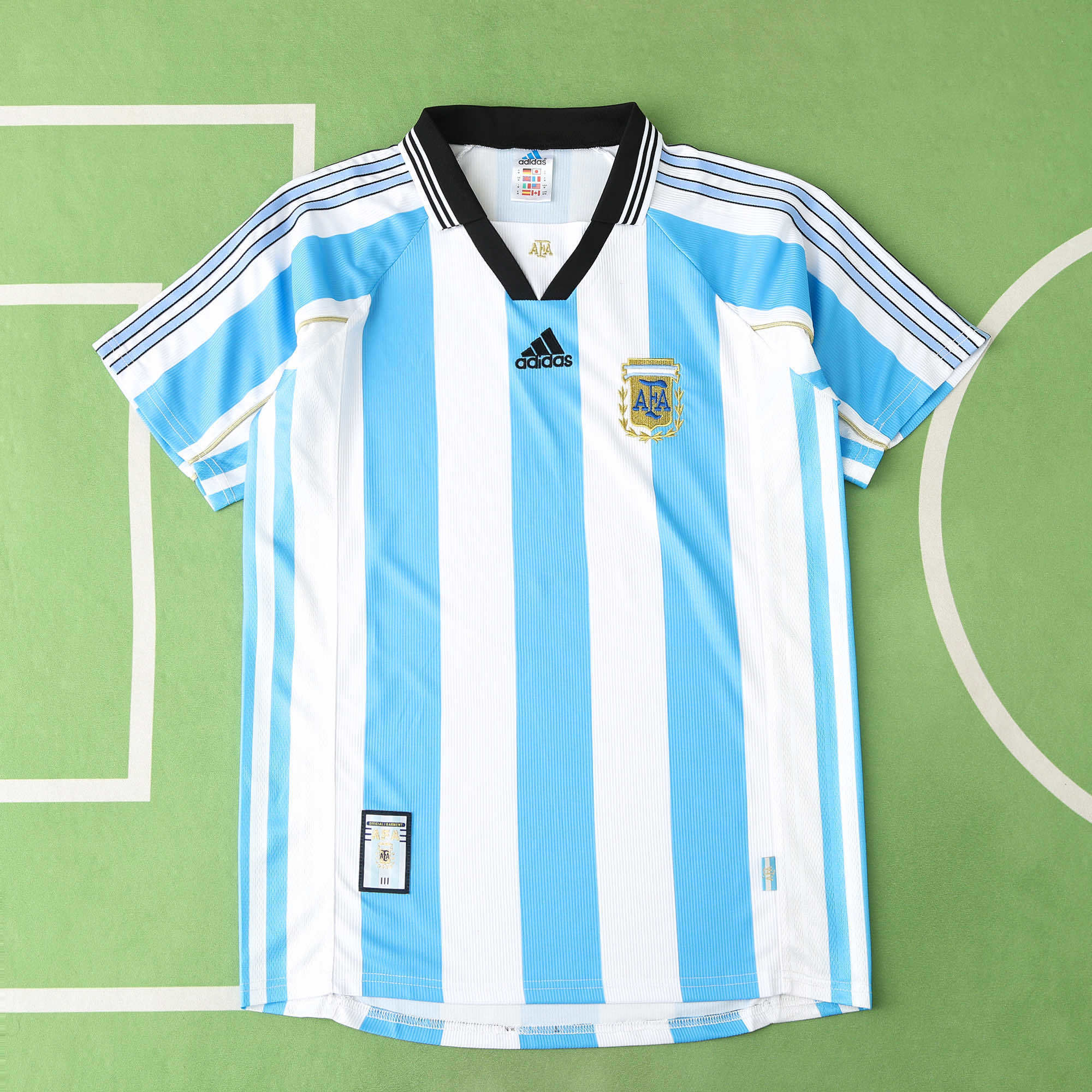 Argentina 98 world cup home retro shirt jersey trikot camiseta maillot