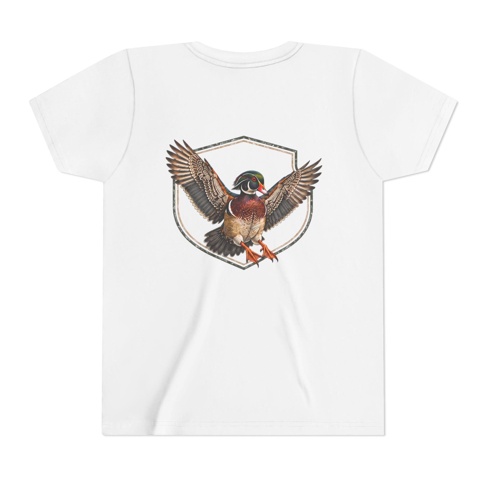 Judah Creek — Wood Duck Shield — Kids Short Sleeve