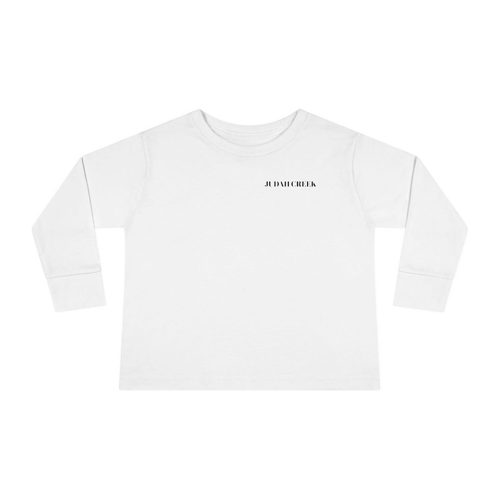 Toddler — Judah Creek — Retriever & Creek — Long Sleeve — front chest logo