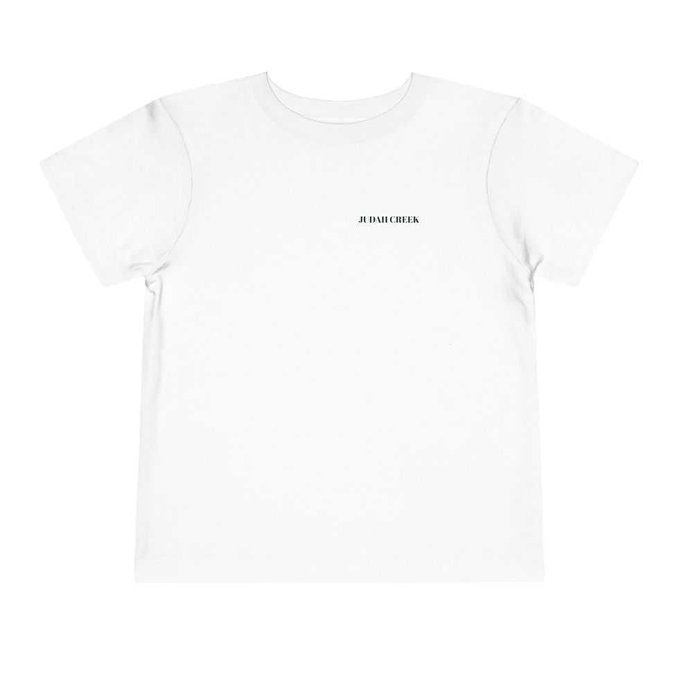 Toddler — Judah Creek — Deer Badge — Short Sleeve — front chest logo