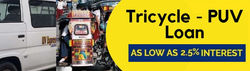 Tricycle PUV loan