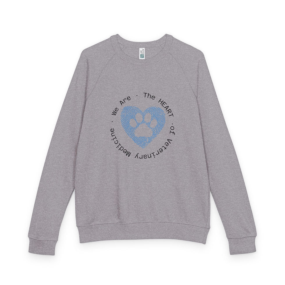 Thumbnail: Unisex French Terry Raglan Crewneck