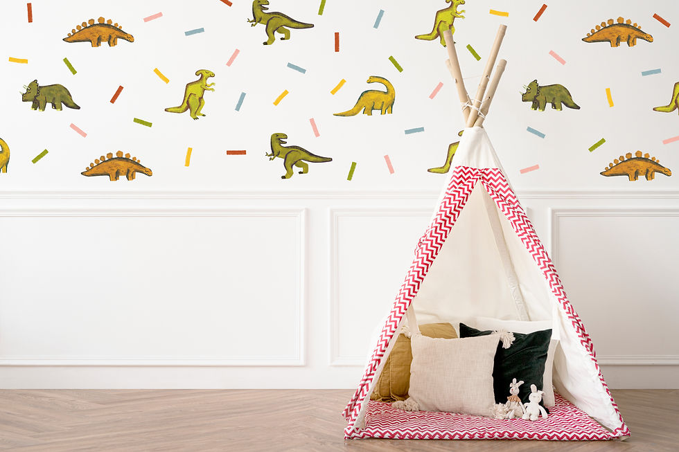 Thumbnail: Dino Fabric Wall Decal