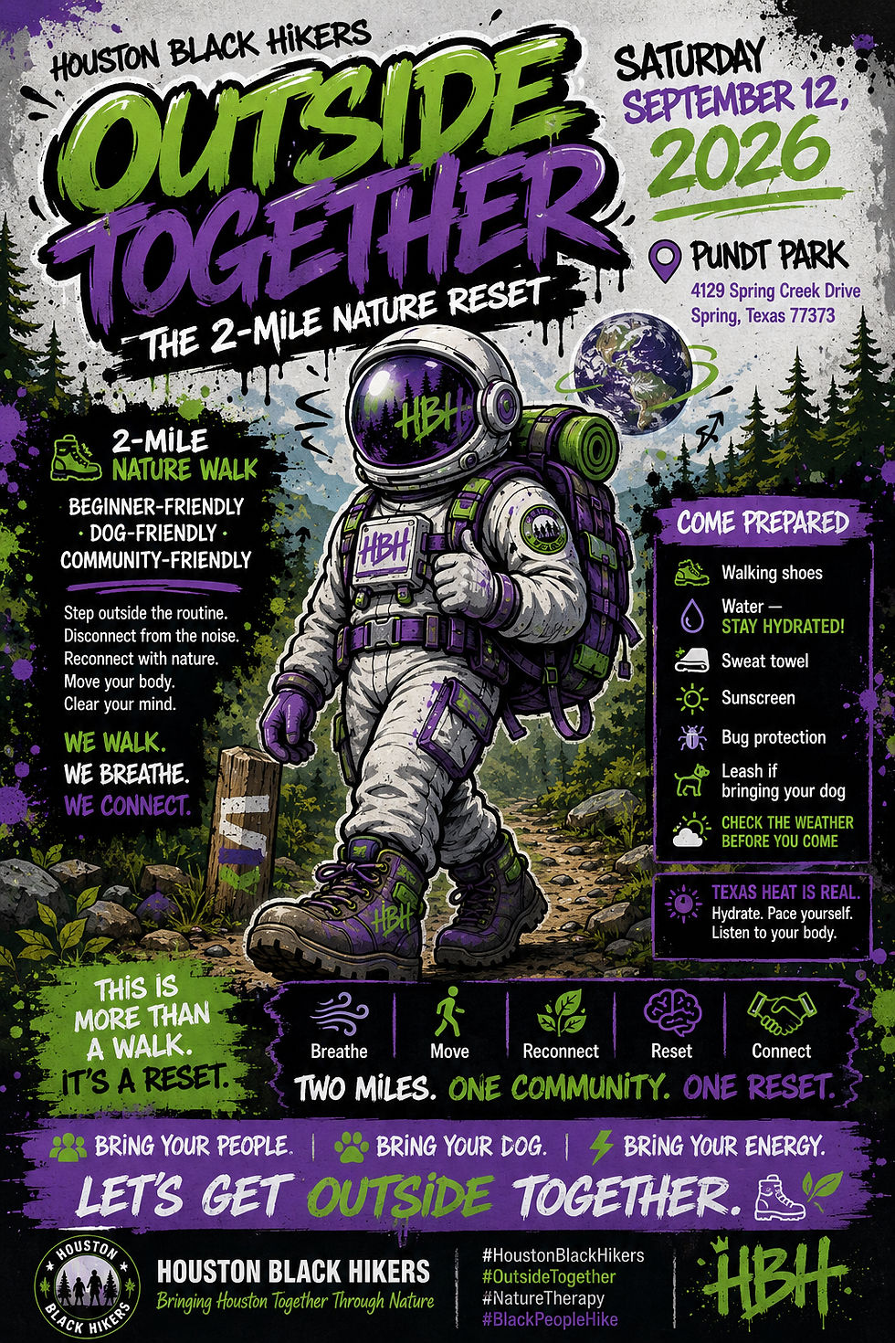๐ฟ๐ฅพ OUTSIDE TOGETHER โ THE 2-MILE NATURE RESET! ๐๐๐