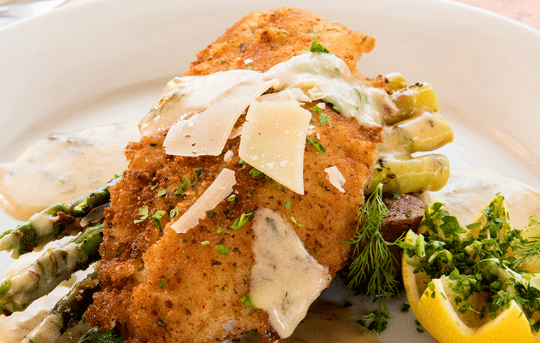Fresh Grouper Parmesan