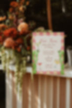 wedding bar menu design
