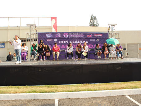 Mujeres de Ixtapaluca se movilizan en apoyo a Claudia Sheinbaum