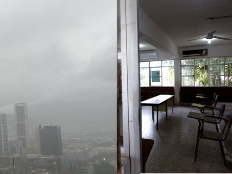 Se suspenden clases en Nuevo León por lluvias intensas