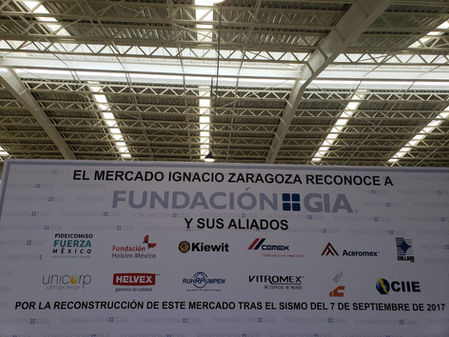 Fundación GIA reconstruye mercado Ignacio Zaragoza