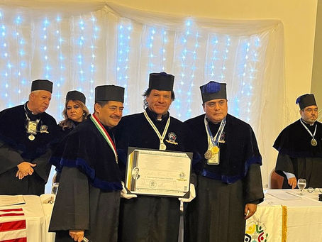 Pablo Escalante Tattersfield es reconocido por la Doctoral Iberoamericano con el Honoris Causa