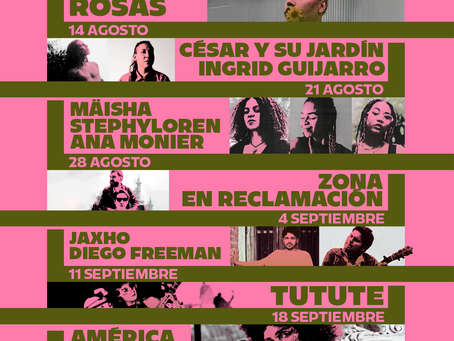 El ciclo Cantón, una plataforma dedicada a la canción de autor y las propuestas independientes en México, tendrá lugar en el Foro Bellescene (Zempoala 90, Narvarte Oriente, CDMX), todos los miércoles a partir del 14 de agosto al 25 de septiembre, a las 20:00 horas.