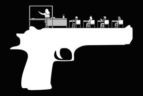 Profesor hiere a tres estudiantes tras disparar un arma de fuego