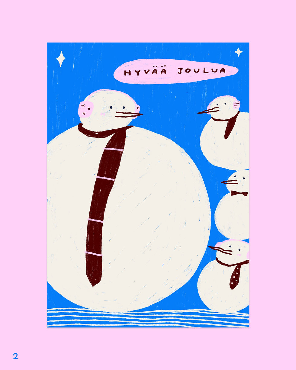 Thumbnail: Christmas Postcards