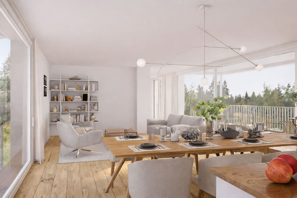 Moderne 4½-Zimmer-Wohnung mit Balkon und atemberaubender Aussicht mitten im Herzen von Lyss