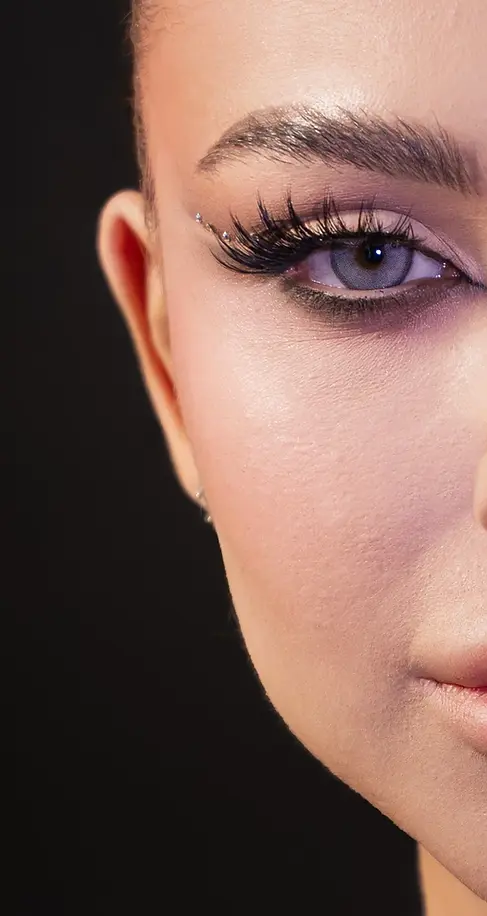 Beauty and fashion close-up portrait by FK Studio