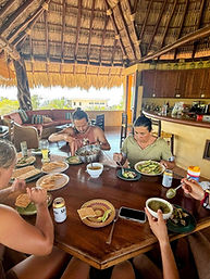 lunch after surf