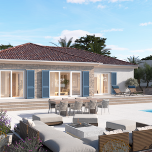 Low-energy prefabricated house