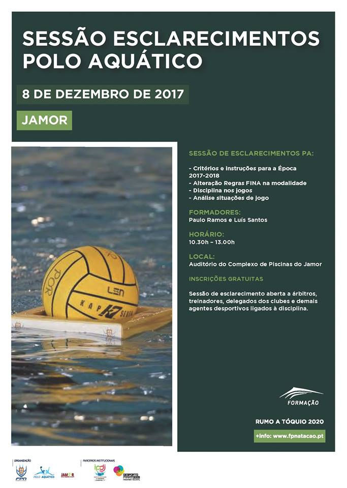 Sessão de esclarecimento de Pólo Aquático