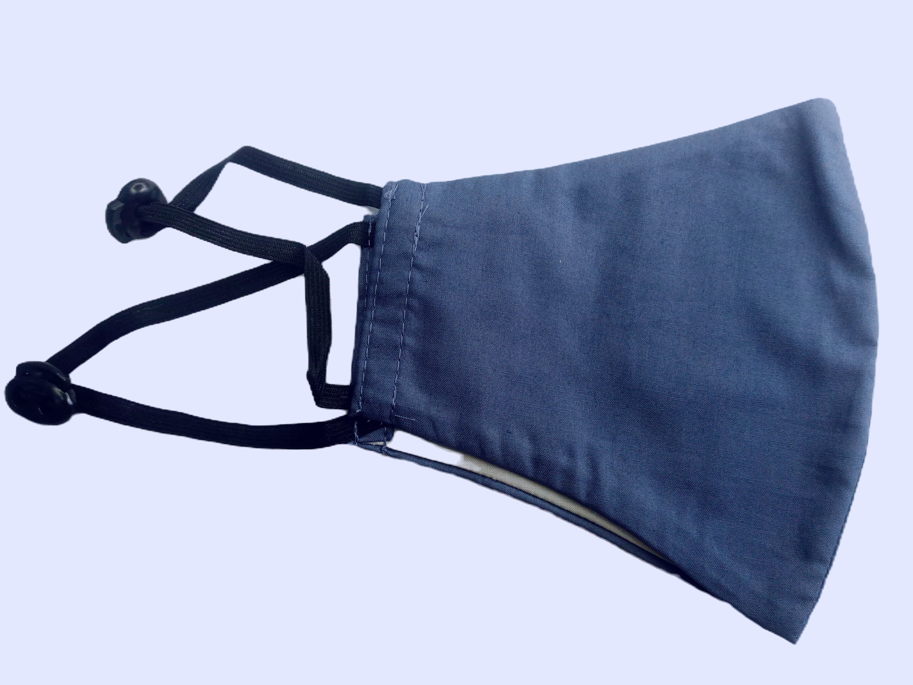 M&S Antibacterial Adult Face Coverings (Re-usable + Washable) -Blue