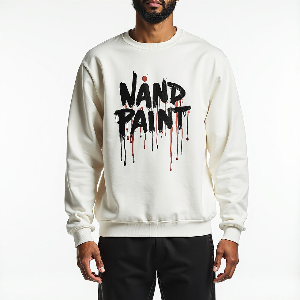 Hand Painted Graffiti Sweatshirt