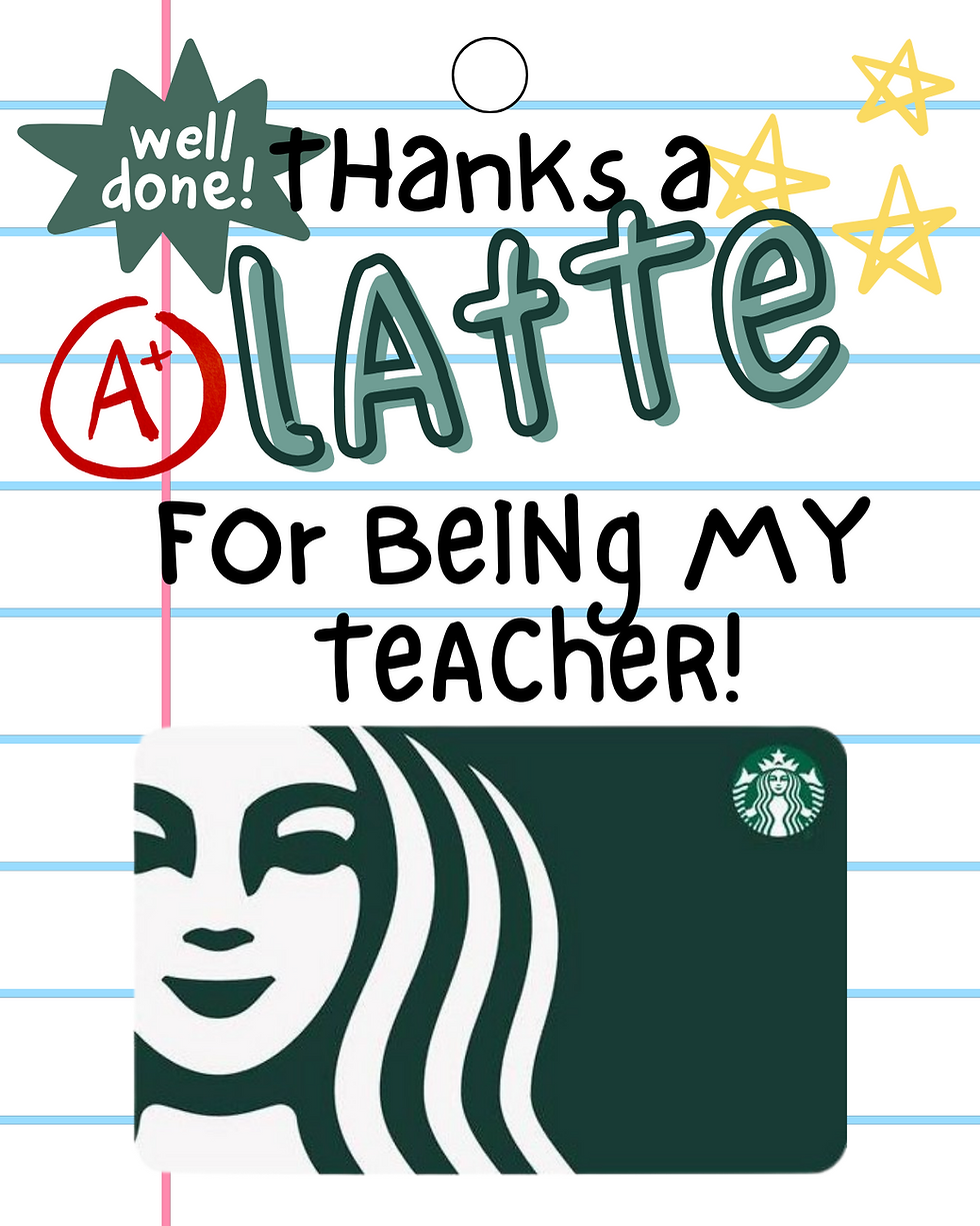 Thumbnail: Teacher Appreciation Week Gift Card Holder