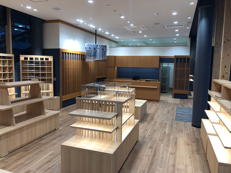 物販店内装 完成