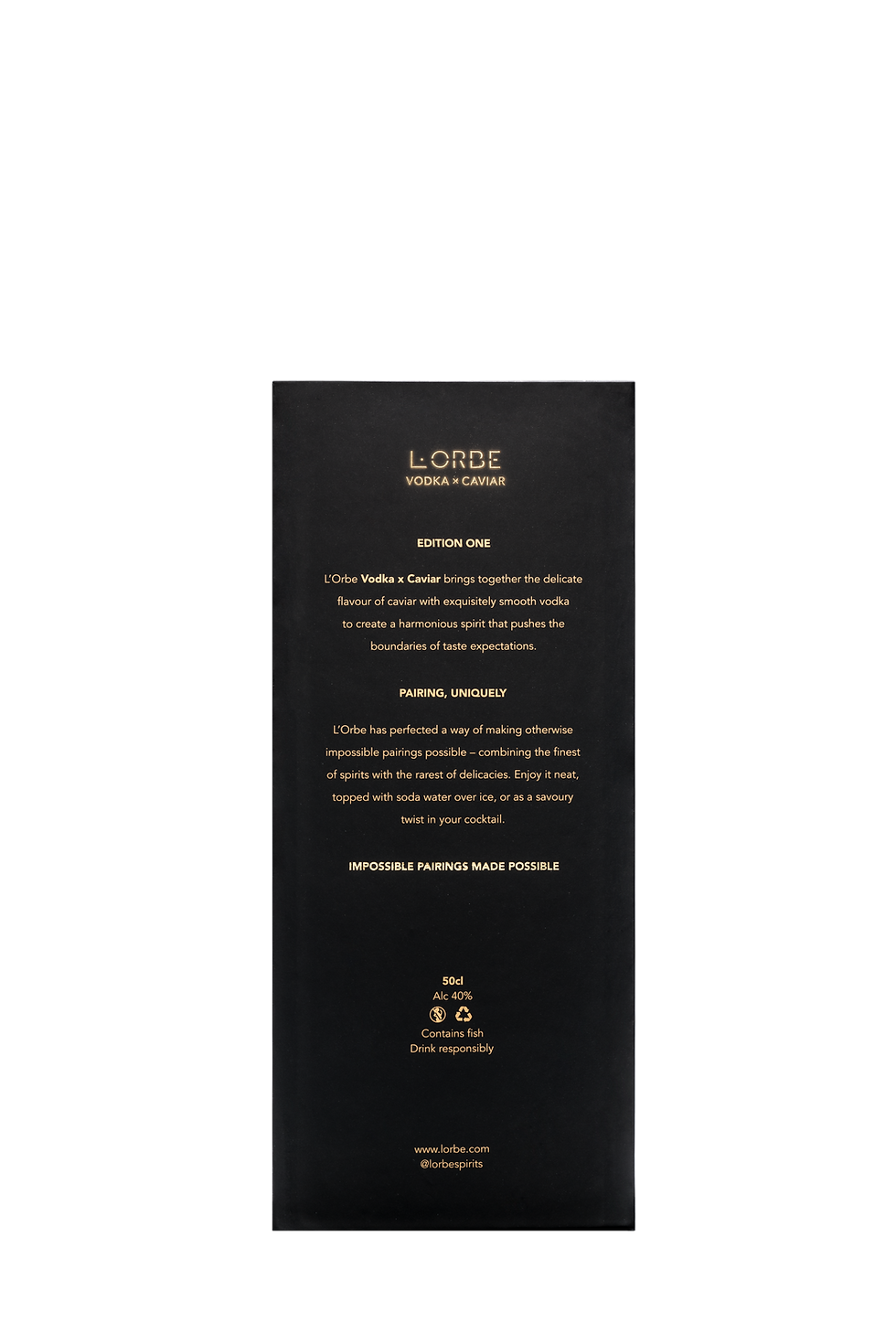 Thumbnail: L'Orbe Vodka x Caviar 40%, 500ml