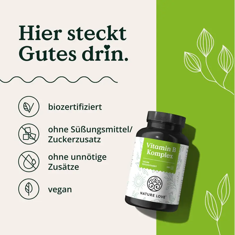 縮圖：🇩🇪NATURE LOVE® 自然之愛 高單位維生素B群膠囊 (180粒）
