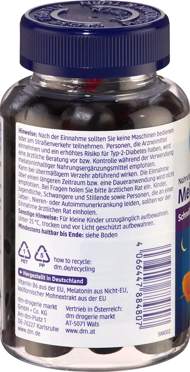 縮圖：🇩🇪 Mivolis 褪黑激素晚安舒眠軟糖 (60粒)