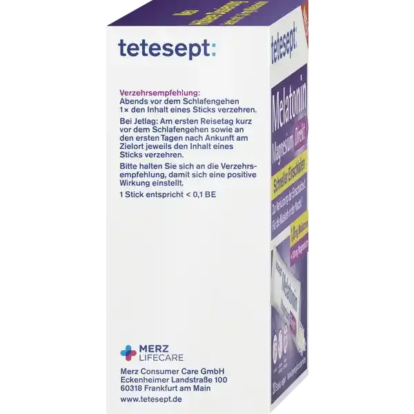 縮圖：🇩🇪 tetesept 高單位褪黑激素+鎂元素粉劑 (20包)