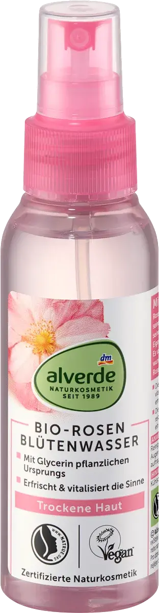 🇩🇪 alverde 天然有機玫瑰花瓣水 (100ml)