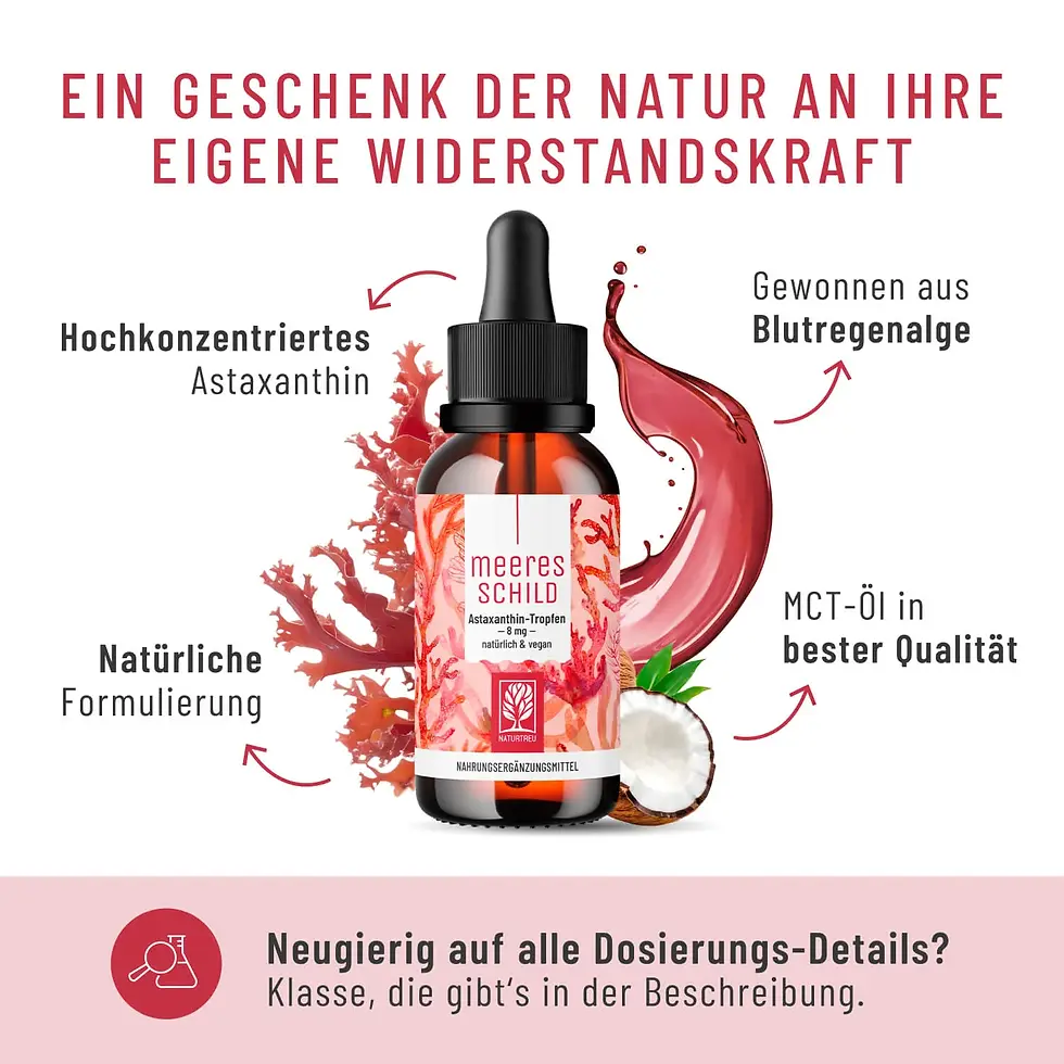 縮圖：🇩🇪 NATURTREU 天然高劑量蝦紅素抗氧化滴劑 (30 ml)