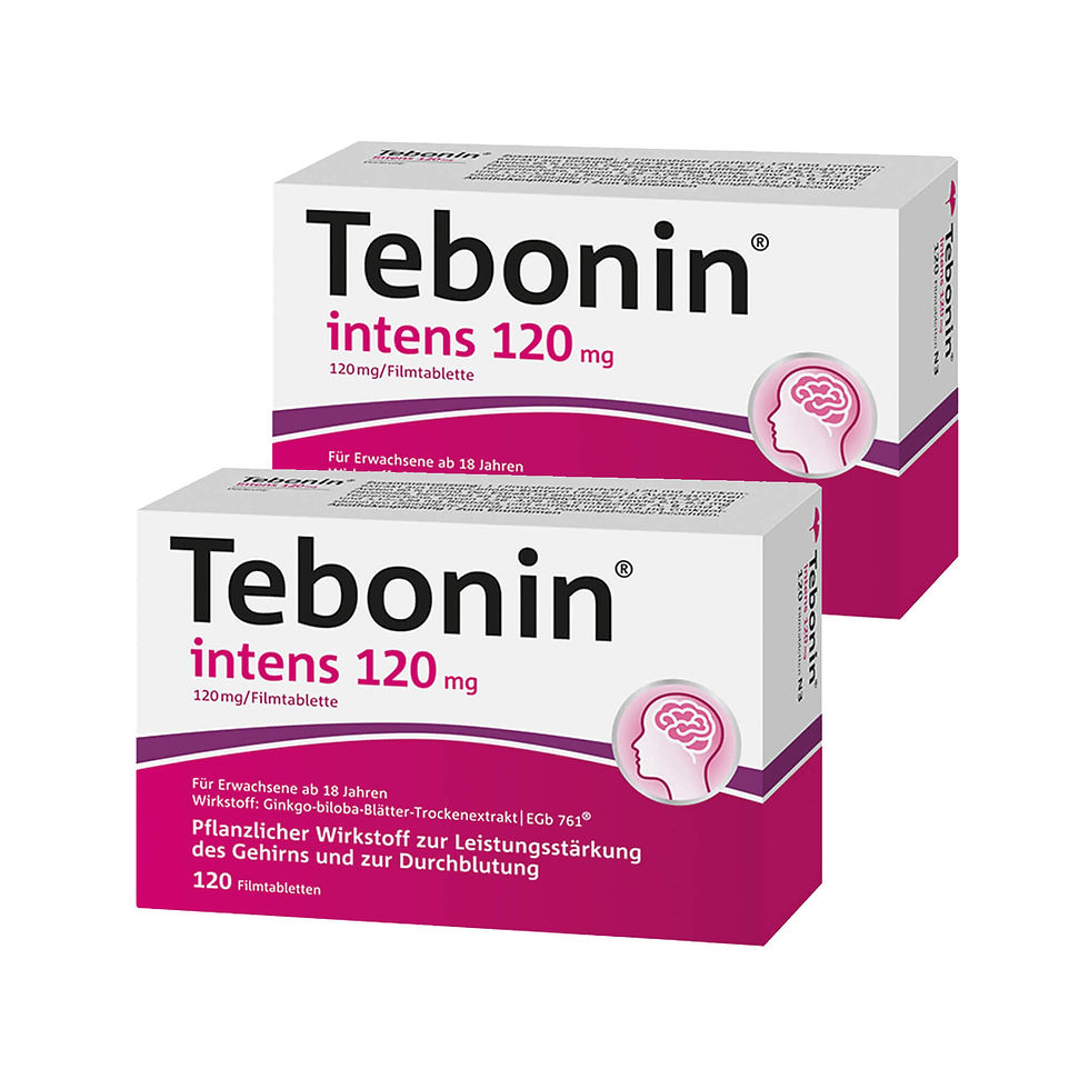 🇩🇪 Tebonin® 循例寧 intens 120 mg 純天然銀杏葉萃取物 (120錠) x2盒