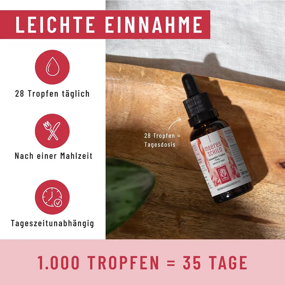 縮圖：🇩🇪 NATURTREU 天然高劑量蝦紅素抗氧化滴劑 (30 ml)