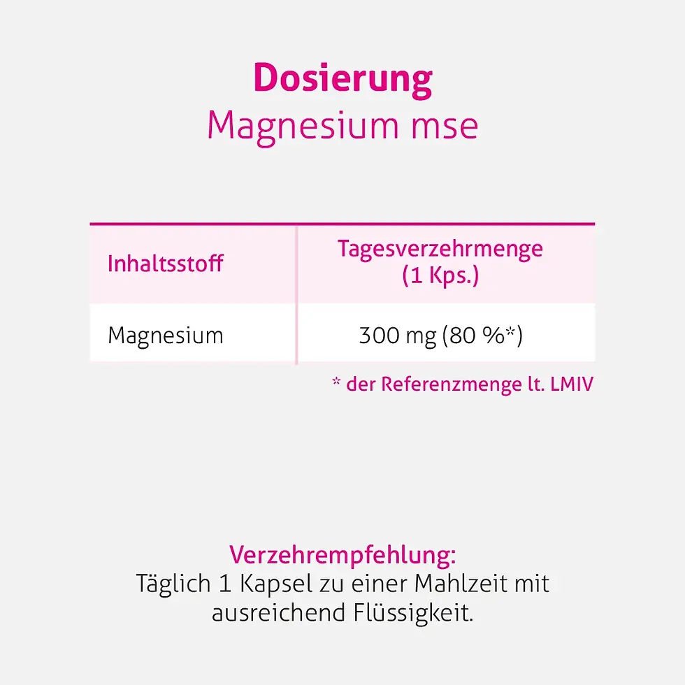 縮圖：🇩🇪 Dr. Enzmann 恩世蔓 MSE 鎂膠囊（60粒）