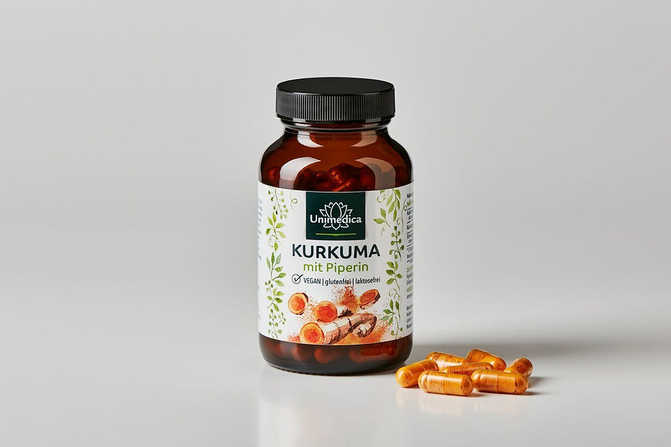 縮圖：🇩🇪 Unimedica 天然萃取純素薑黃膠囊 (90粒)