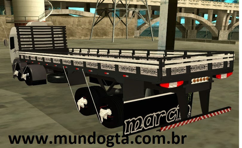 caminhão mod para gta sa Vw Constellation 8x4 Bitruck