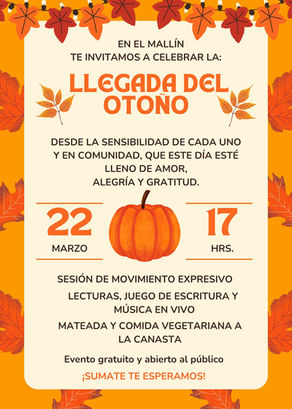 Celebramos la llegada del otoño