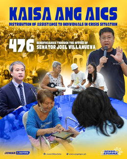 SI SEN. JOEL VILLANUEVA, KAISA ANG AICS!