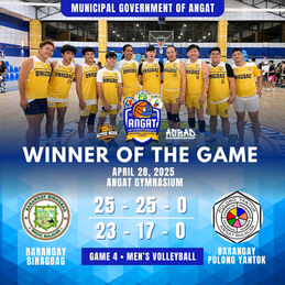 GAME RESULT | APRIL 28, 2025MEN’S VOLLEYBALL