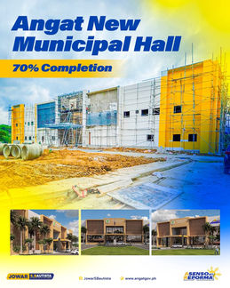ANGAT NEW MUNICIPAL HALL, 70% COMPLETION NA!