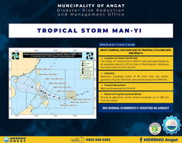 TROPICAL CYCLONE ADVISORY NR. 4 Tropical Storm MAN-YI